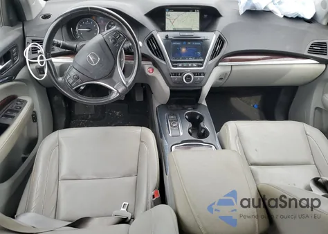 2016 Acura Mdx Technology из США, поврежденный, VIN 5FRYD3H44GB004515